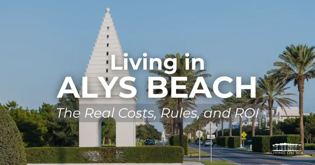 living-in-alys-beach-fl-guide - Living on 30A Florida White courtyard homes and towers in Alys Beach FL along Scenic Highway 30A