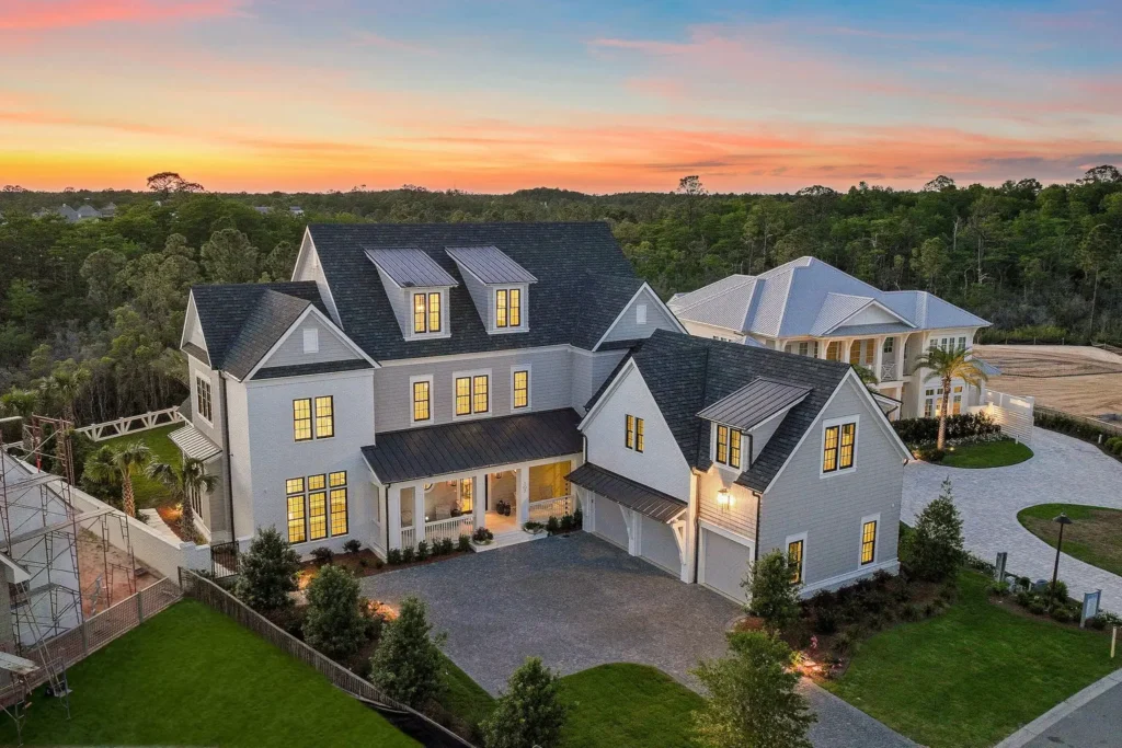 Camp Creek Home Example - Living on 30A Florida Custom luxury home in Watersound Camp Creek on 30A in Inlet Beach, Florida