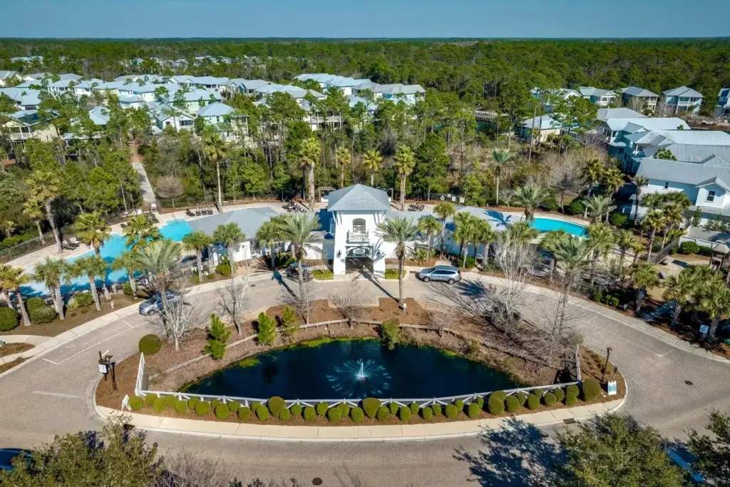The Gathering Place is the amenity center of Naturewalk at Seagrove