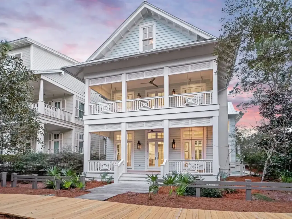 Watercolor Home Example 1 - Living on 30A Florida Beautiful example of a Watercolor Home.